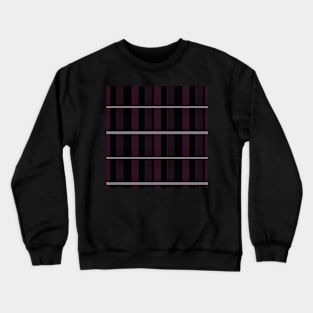 Gothic Aesthetic Artair 2 Hand Drawn Textured Plaid Pattern Crewneck Sweatshirt